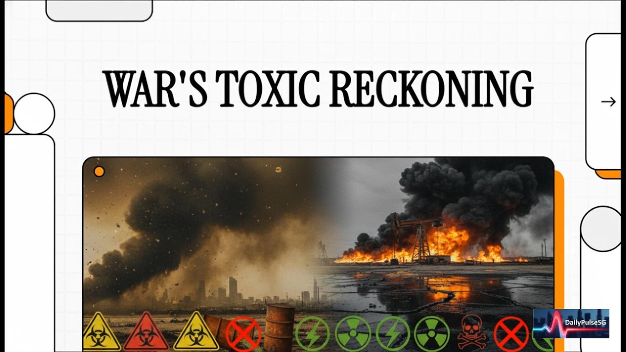 US IRAN WAR POLLUTION: THE 2026 TOXIC RECKONING 🌎💣☣️ (The Iran War&rsquo;s Hidden Cost)