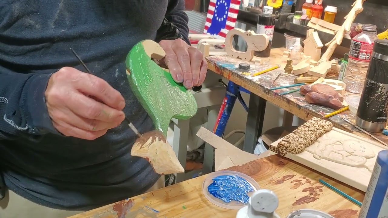 Painting the crazy fish part 1
