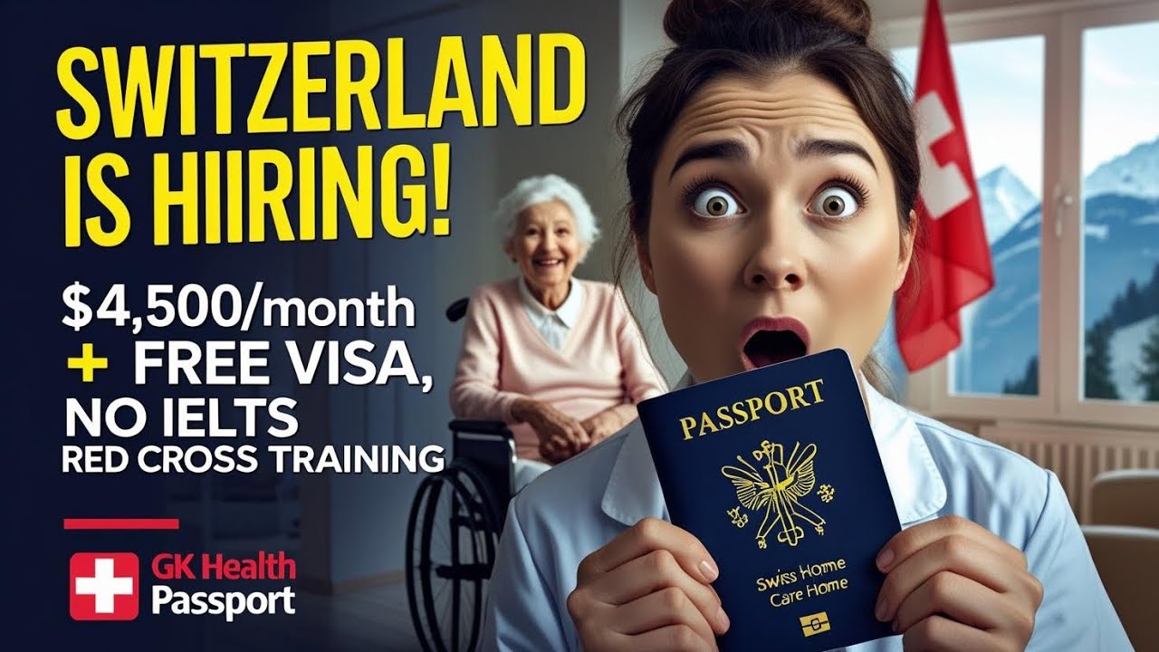 Switzerland Caregiver Jobs 2025 &ndash; Free Visa + Red Cross Training (Apply Now!)