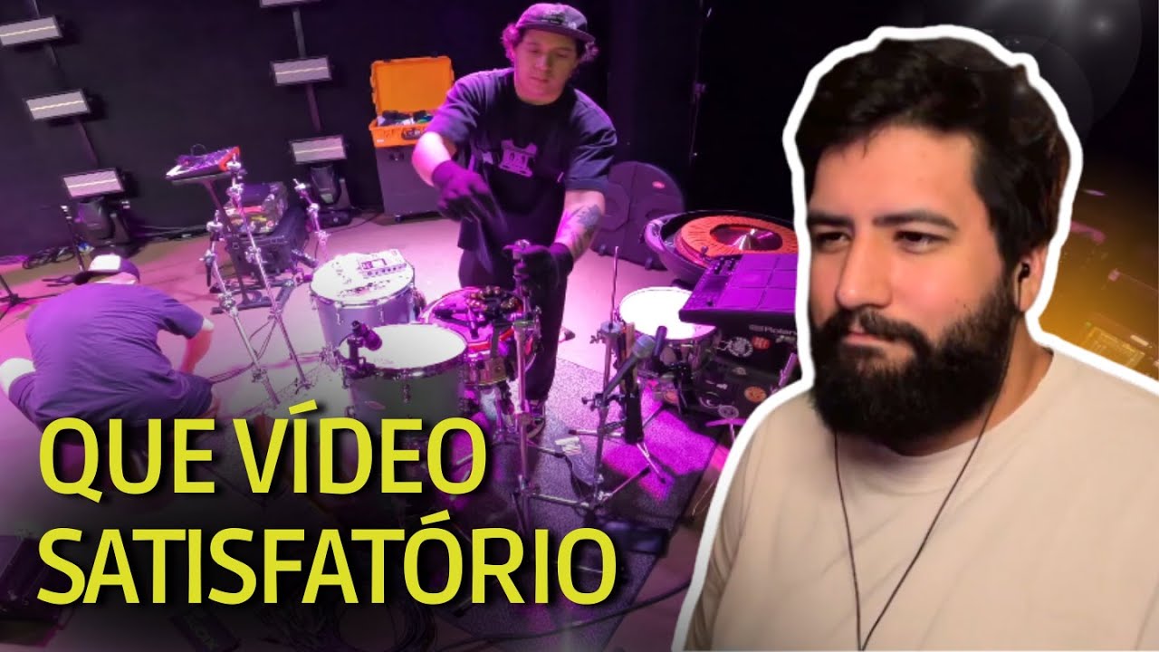 Reagindo #002 - Drum Tech Dunamis Tour