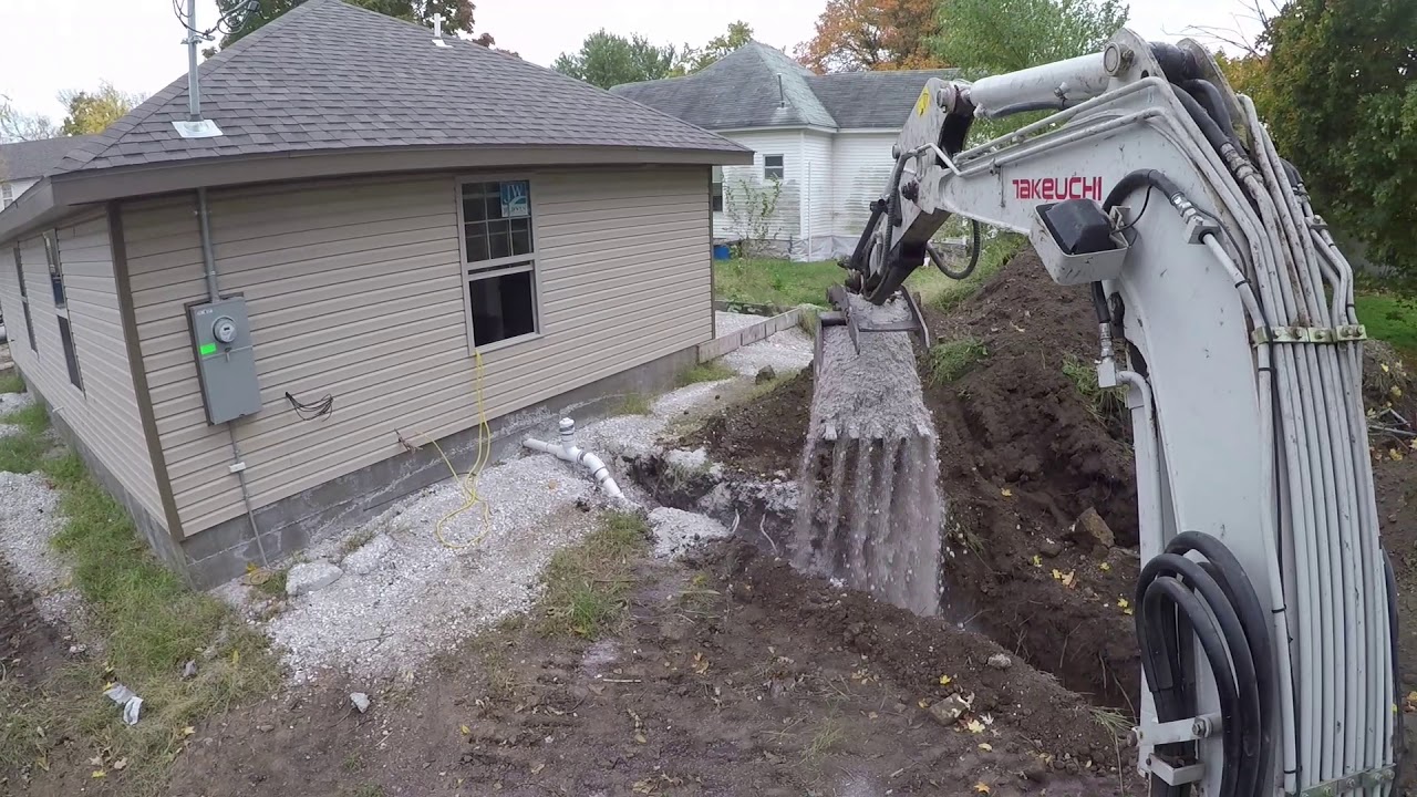 Installing Water And Sewer Lines