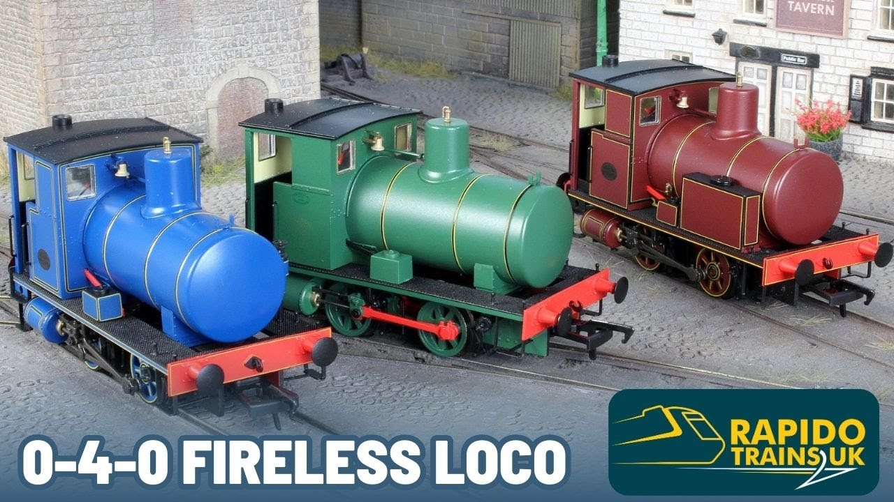 Hands on with Rapido's ALL NEW Andrew Barclay Fireless Locomotive in OO Gauge