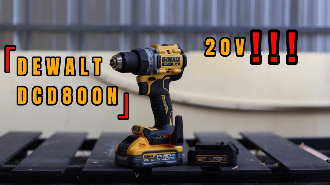 แกะกล่องรีวิว สว่านไร้สาย DEWALT DCD800N เล็กแต่แรง!!! รีวิวช้าที่สุดในประเทศ