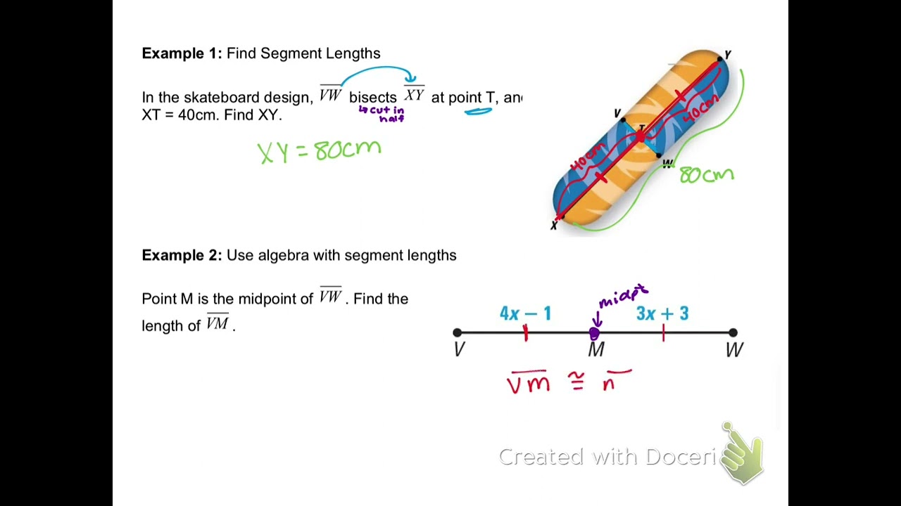 1.3 Using Midpoint and Distance Formulas