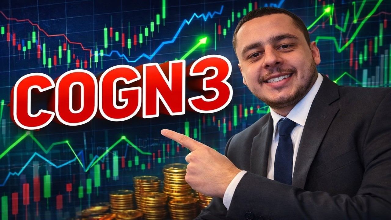 COGN3 EM SUPORTE COM LIQUIDEZ 👀 Vai Reagir Agora? Análise técnica