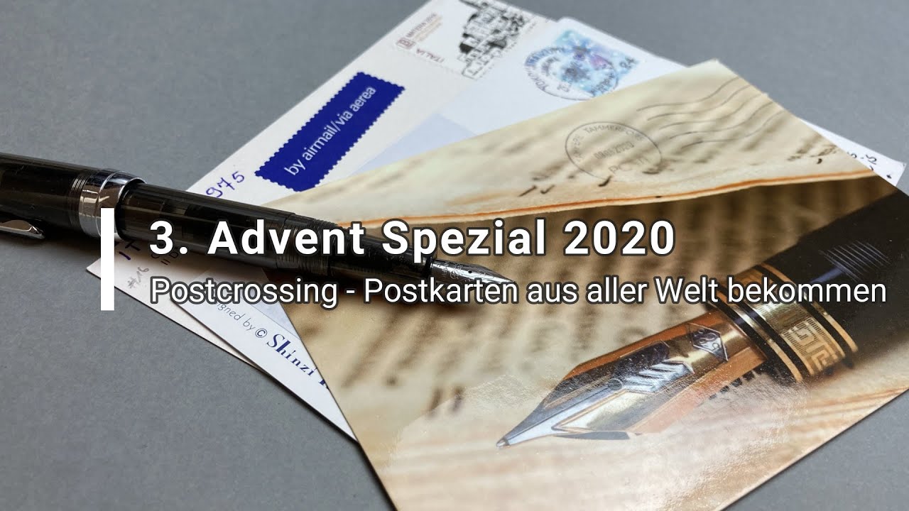 3. Advent Spezial 2020 ⎪ Postcrossing - Postkarten aus aller Welt bekommen