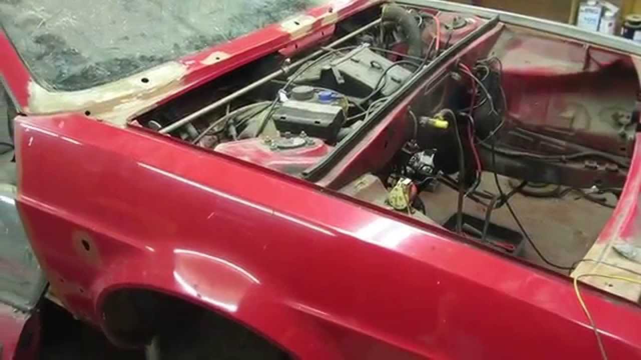 Alfasud Sprint Restoration 02 - Initial progress - engine removal