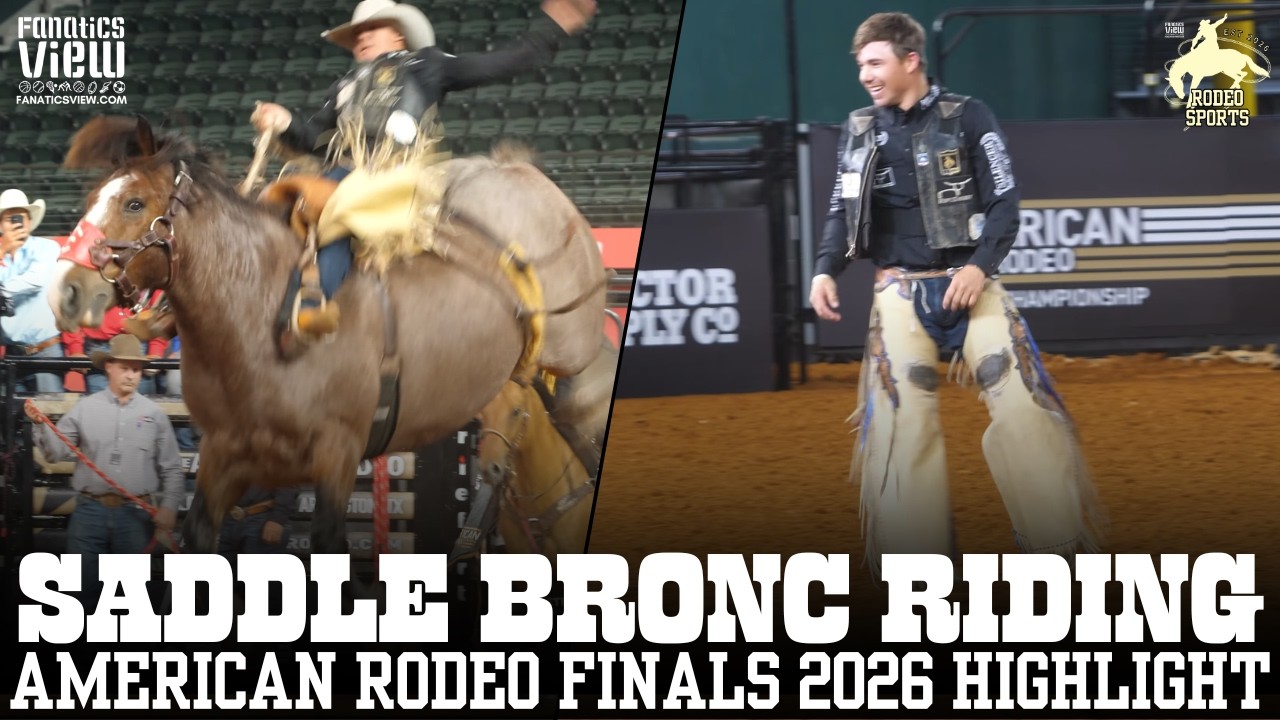 Saddle Bronc Riding Finals American Rodeo 2026 Highlights | Sage Newman Wins 2026 Championship