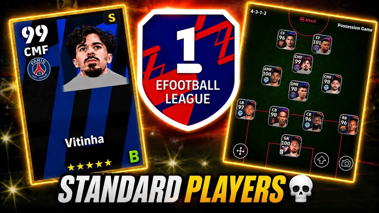I Played Division 1 With ONLY Standard Players&hellip; 💀 (Second Opponent Was a Psycho) | eFootball 2027