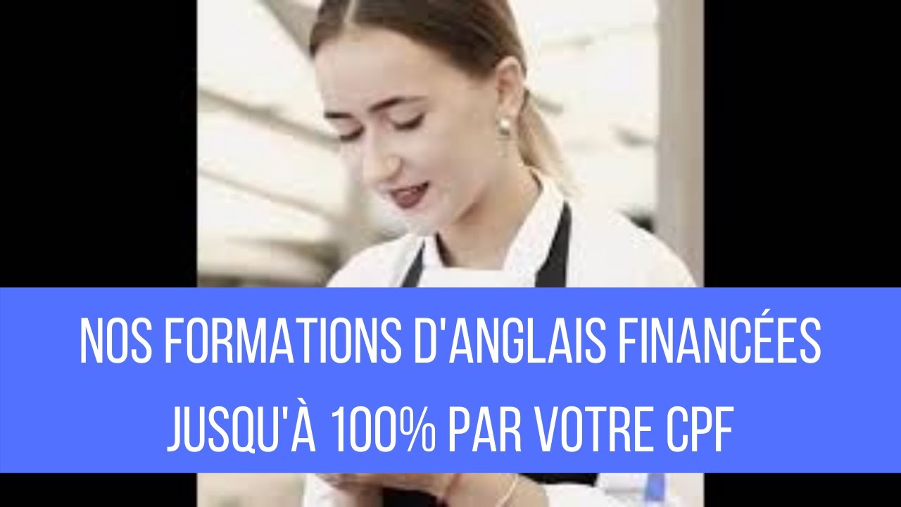 Formation anglais CPF