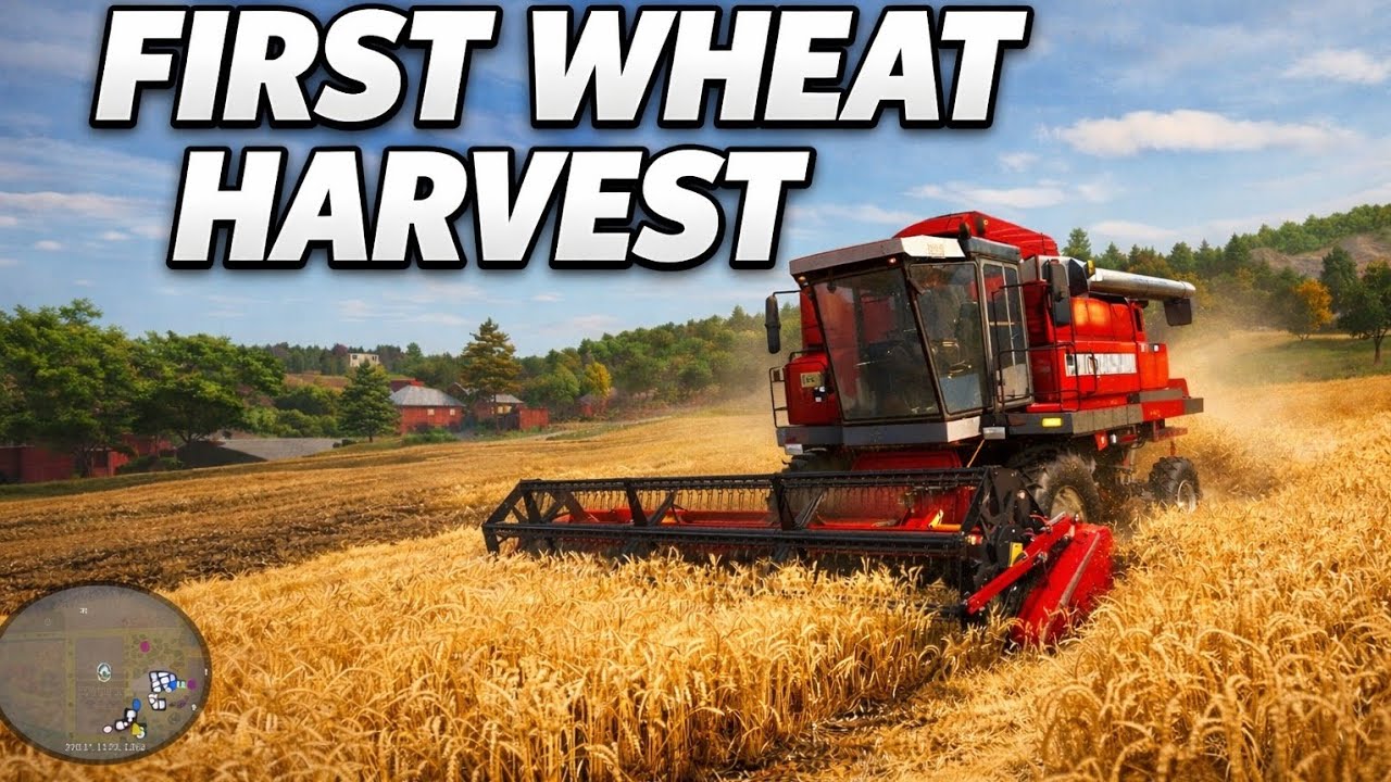 Farming Simulator 25: Our First Wheat Harvest! 🌾 | Westbridge Hills 25 Farmer Series | Episode