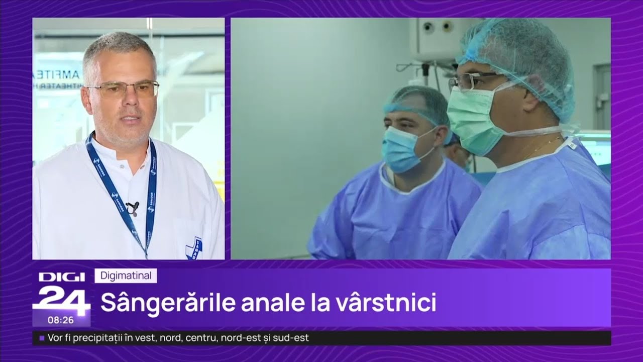 Sângerările anale la vârstnici – Dr. Teodor Buliga | Spitalul Clinic SANADOR
