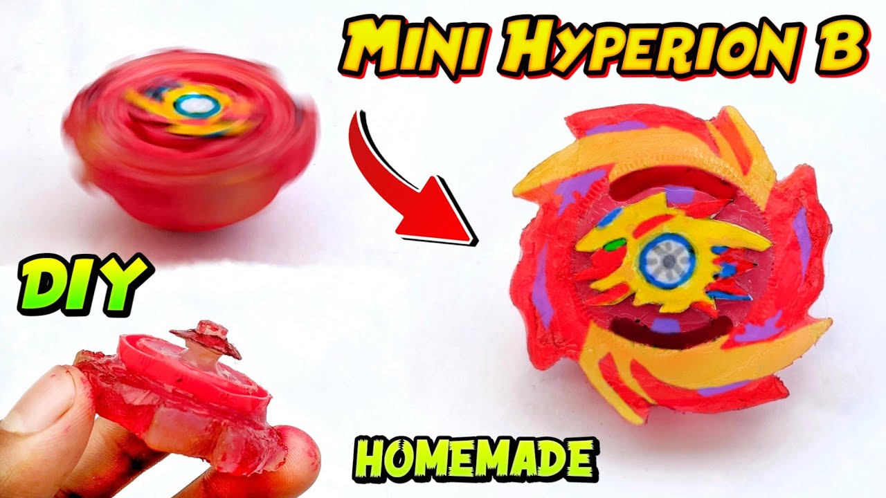 How to Make Plastic Gen Hyperion Burn Beyblade 🔥| With Simple Things