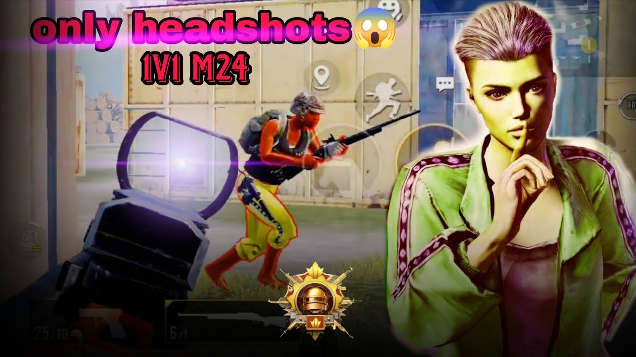 M24 1v1 🔥 | One Shot One Kill 😈 BGMI Sniper Gameplay @mahakaal gaming 🎮 #bgmi 