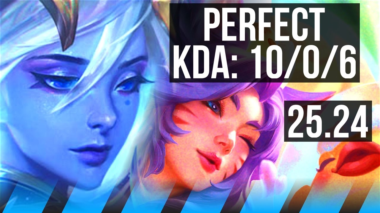 LUX vs AHRI (MID) | Electrocute, Perfect KDA: 10/0/6 | EUW Master | 25.24