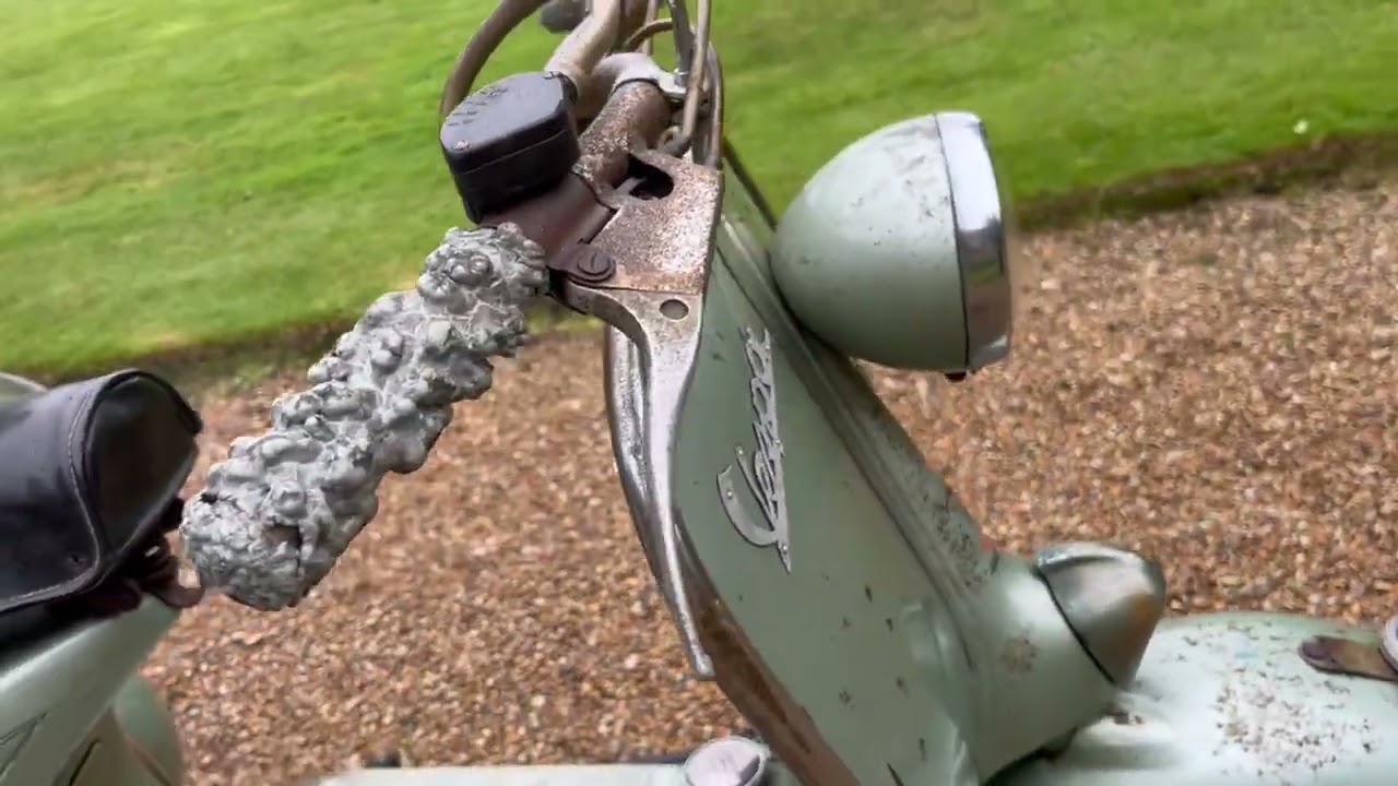 MOVIE 1954 Vespa Douglas Model G reg OXV 898