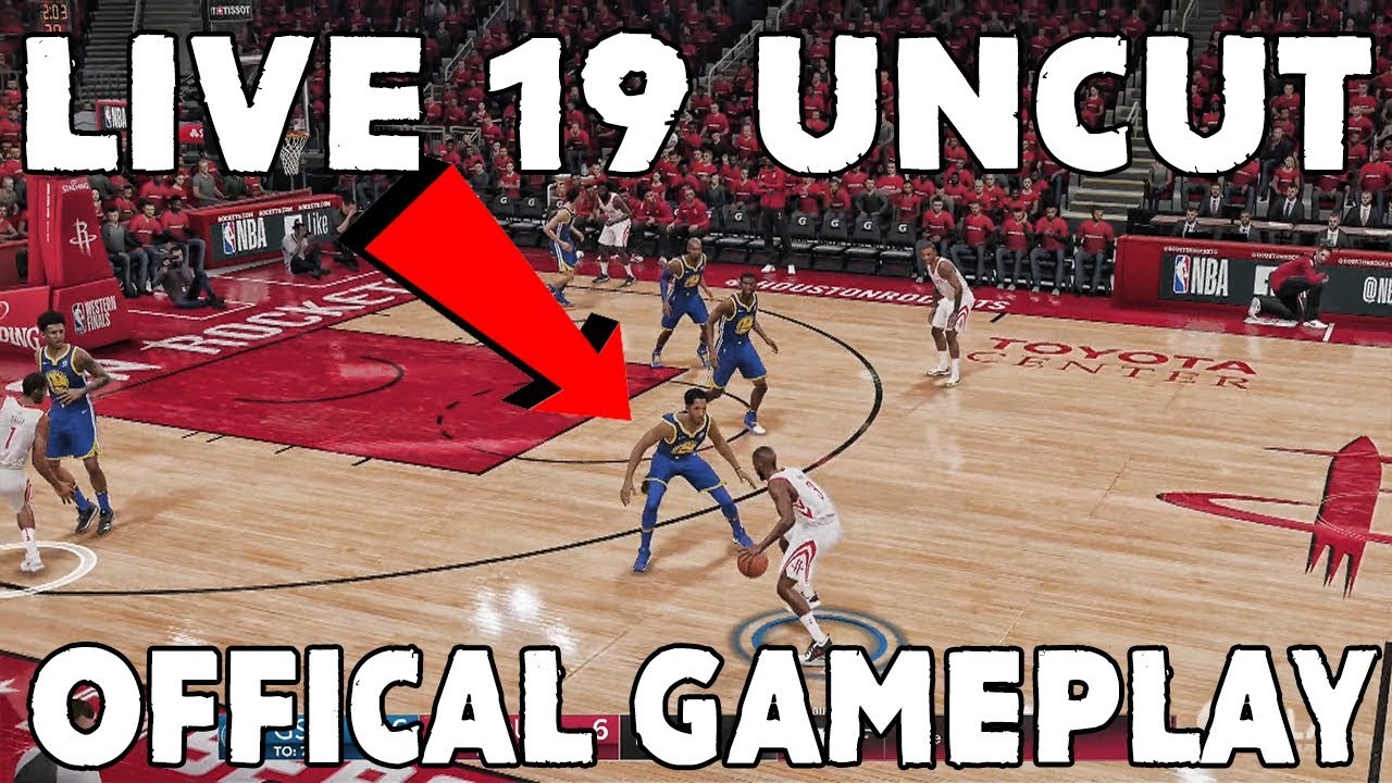 Nba Live 19 RAW UNCUT Gameplay!! Warriors Vs Rockets First Quarter!
