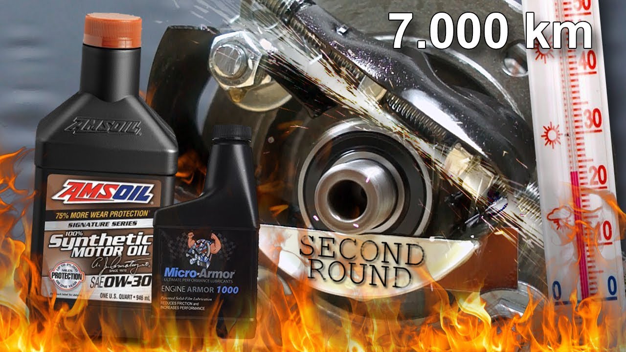 Amsoil Signtaure Series 0W30 + Micro Armor 1000 - 7 000km Испытание на трение 100&deg;C 2 кг