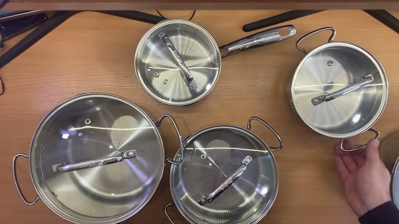 Огляд Набір посуду Tefal Duetto plus 10 предметів з Розетка