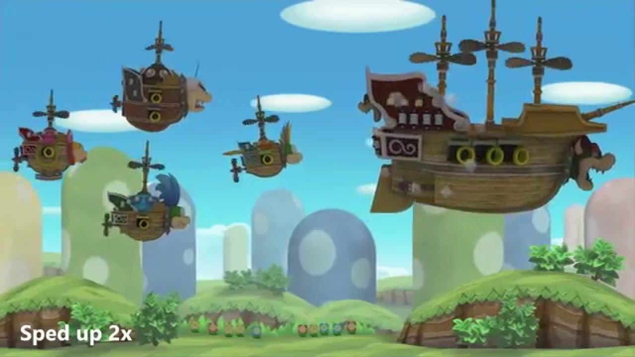 Cemu 1.3.1 | New Super Mario Bros. U - Intro Cutscene
