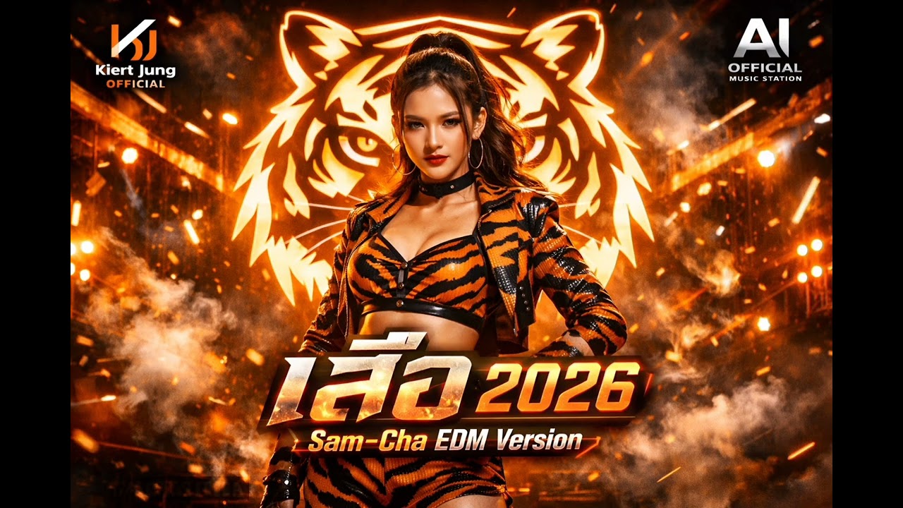 เสือ - [2026 ลูกทุ่งสามช่าแดนซ์ EDM] | Kiert Jung Official x AI Official (Cover Version)
