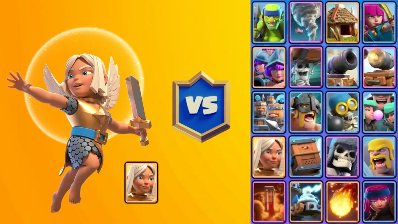 CURANDERA GUERRERA vs TODAS LAS CARTAS | OBJETIVOS TERRESTRES | Clash Royale