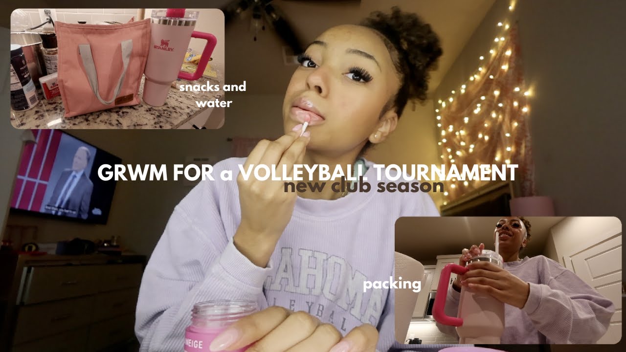 GRWM for a VOLLEYBALL TOURNAMENT 🏐(in Kansas)