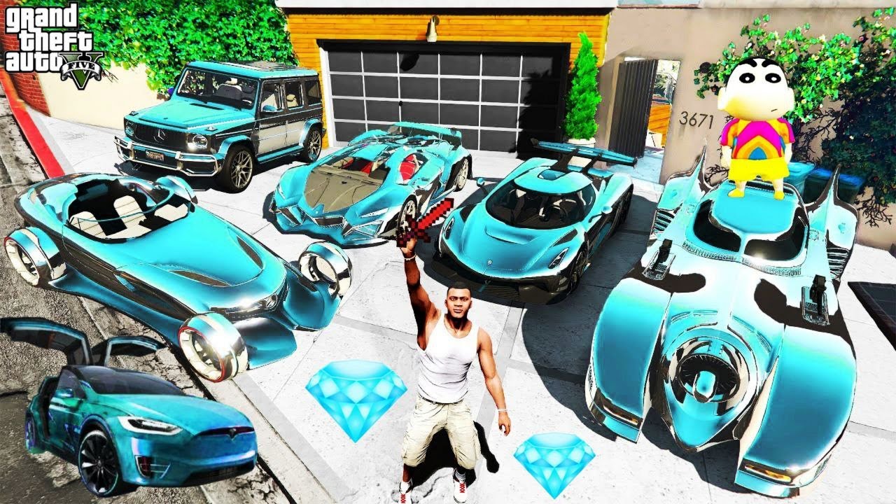 FRANKLIN TOUCH ANYTHING BECOME GOLD || EVERYTHING IS FREE IN GTA 5