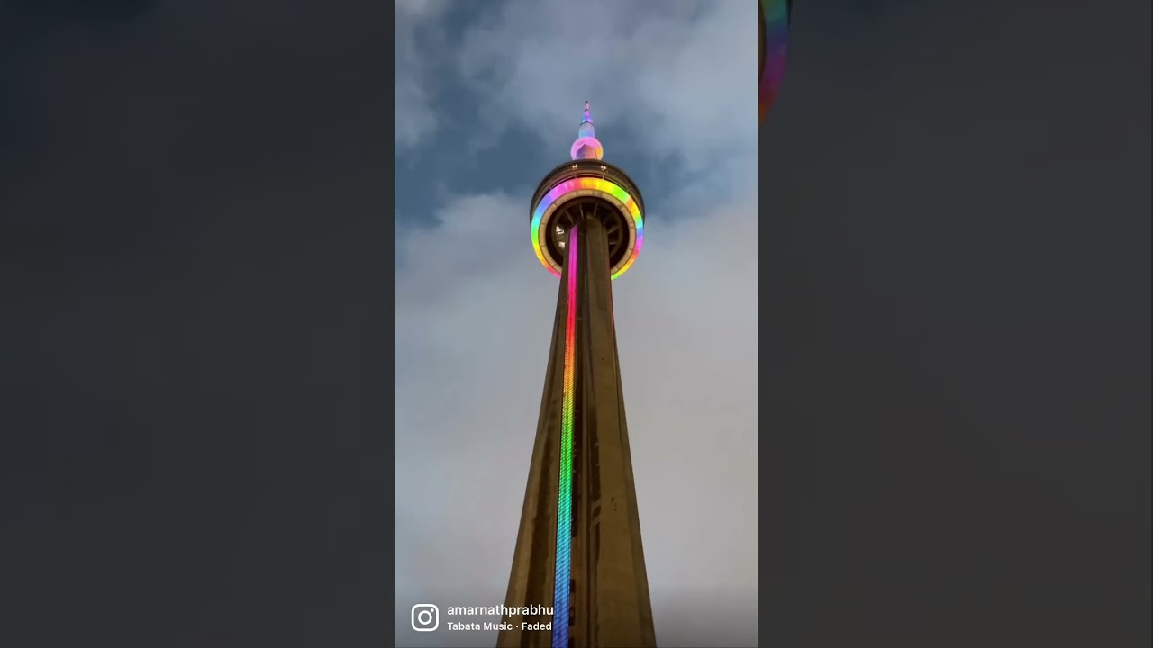 CN Tower Toronto, Canada| Eat to Live Channel|toronto trip|shorts video|