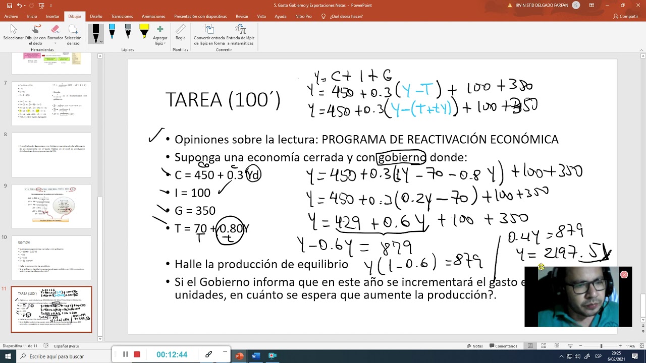 MACROECONOMÍA 6: EQUILIBRIO EN EL MERCADO DE BIENES, CURVA IS