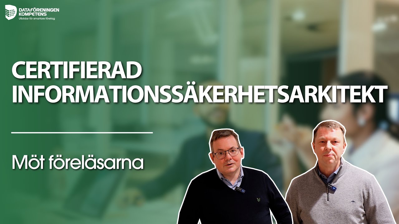 Certifierad Informationssäkerhetsarkitekt