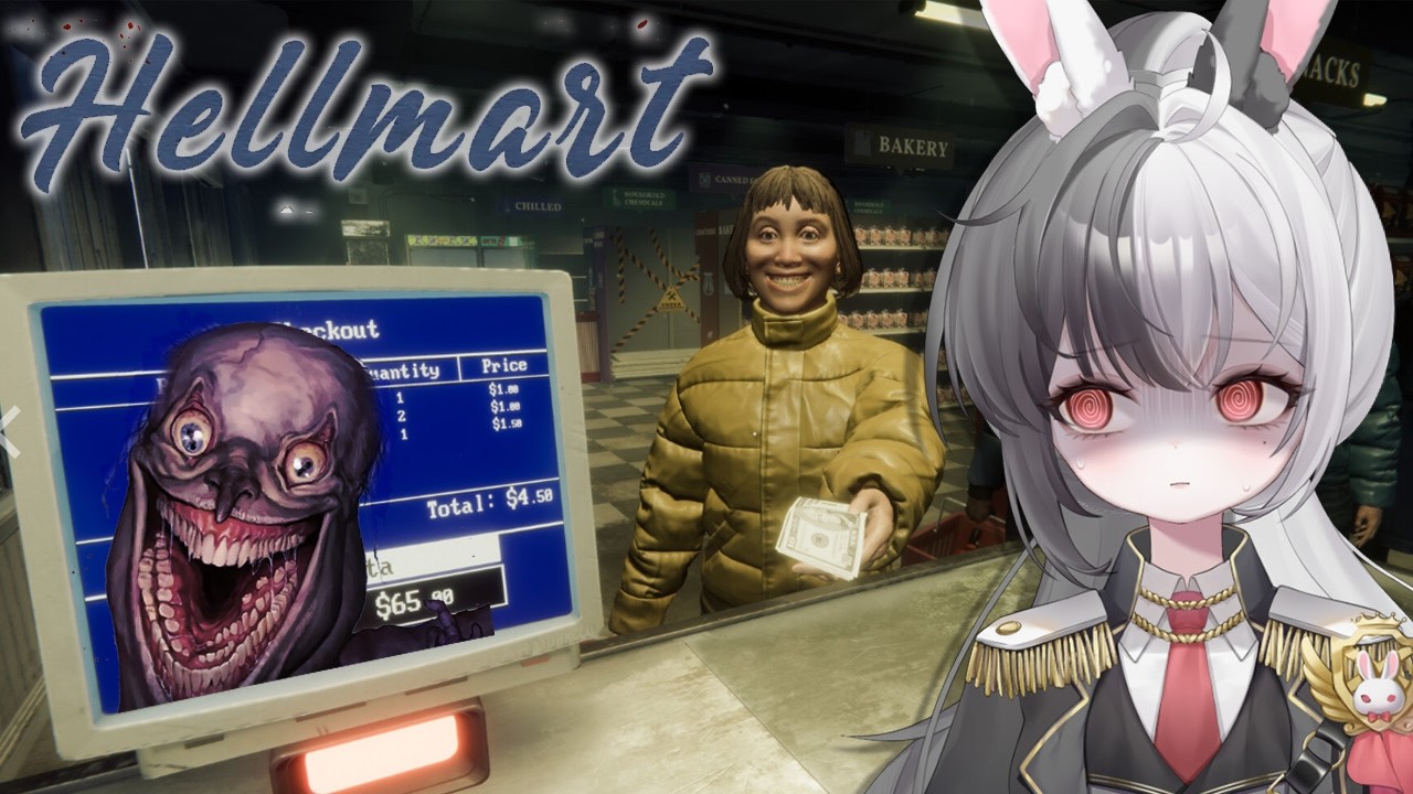 Supermarket Simulator BUT it's HORROR | HELLMART Playthrough