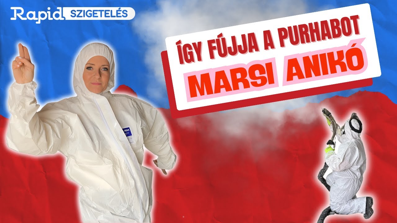 Purhabszigetelés Marsi Anikóval?! Nézd meg, hogyan sikerült!