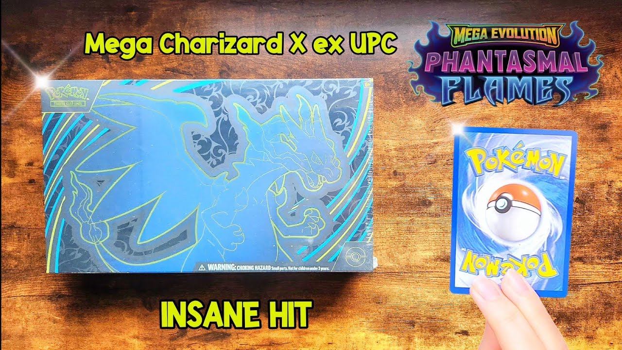 Наконец-то мы сорвали большой куш... (MEGA Charizard X ex Ultra Premium Collection Box)