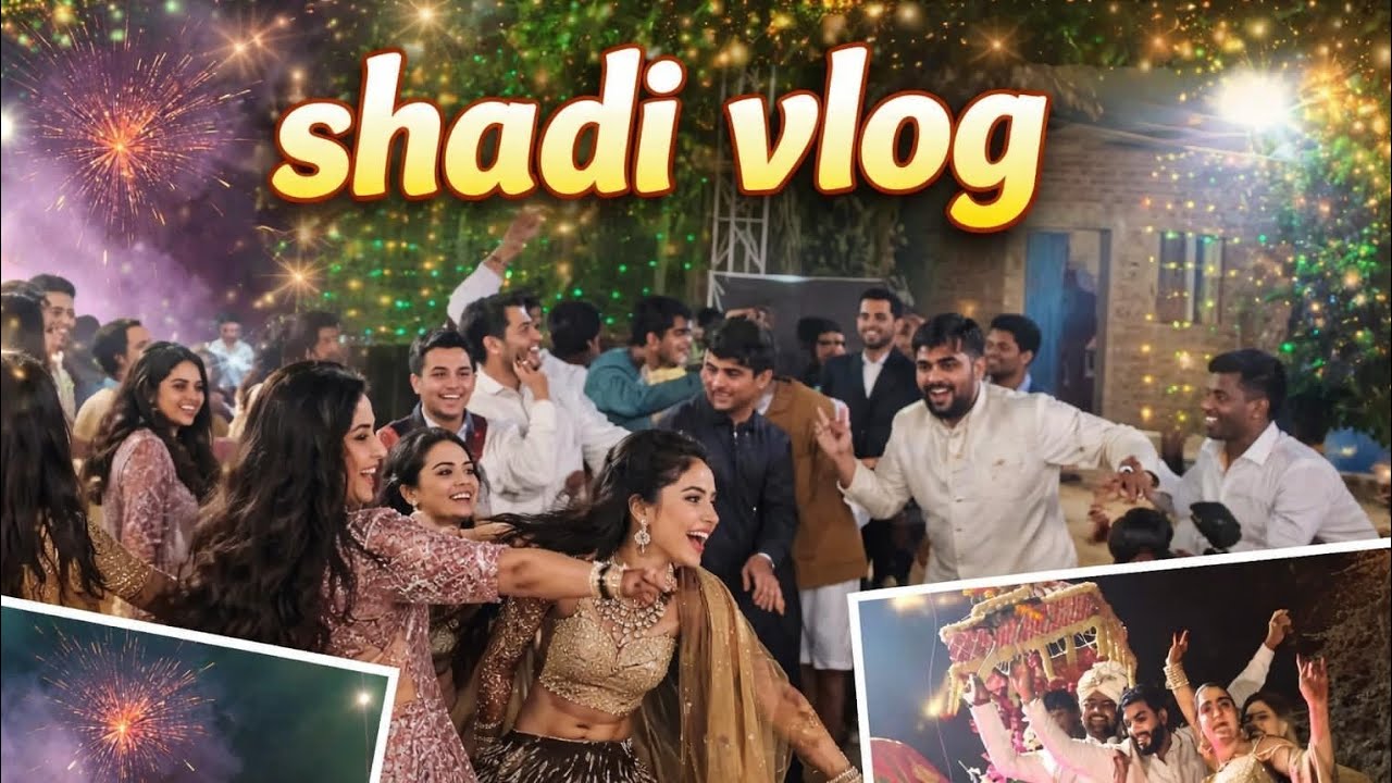  'Bhaiya Ki Shaadi Mein Full Masti 😍 | Wedding Vlog'. 