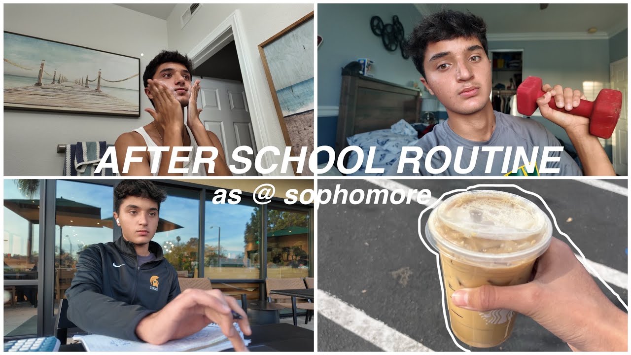 my after school night routine as a sophomore!