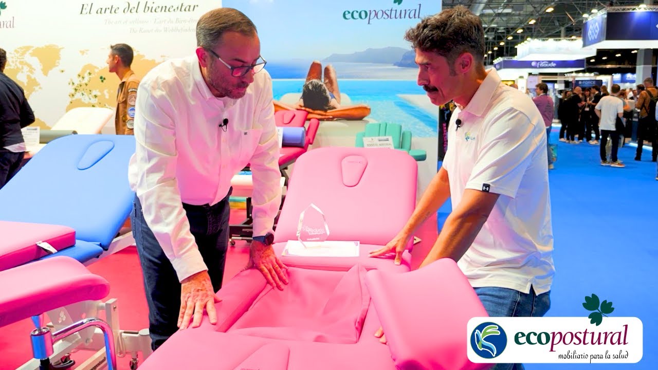 Las mejores camillas del mundo en ECOPOSTURAL hablamos con ellos en #fisioexpo24 #fisiolution