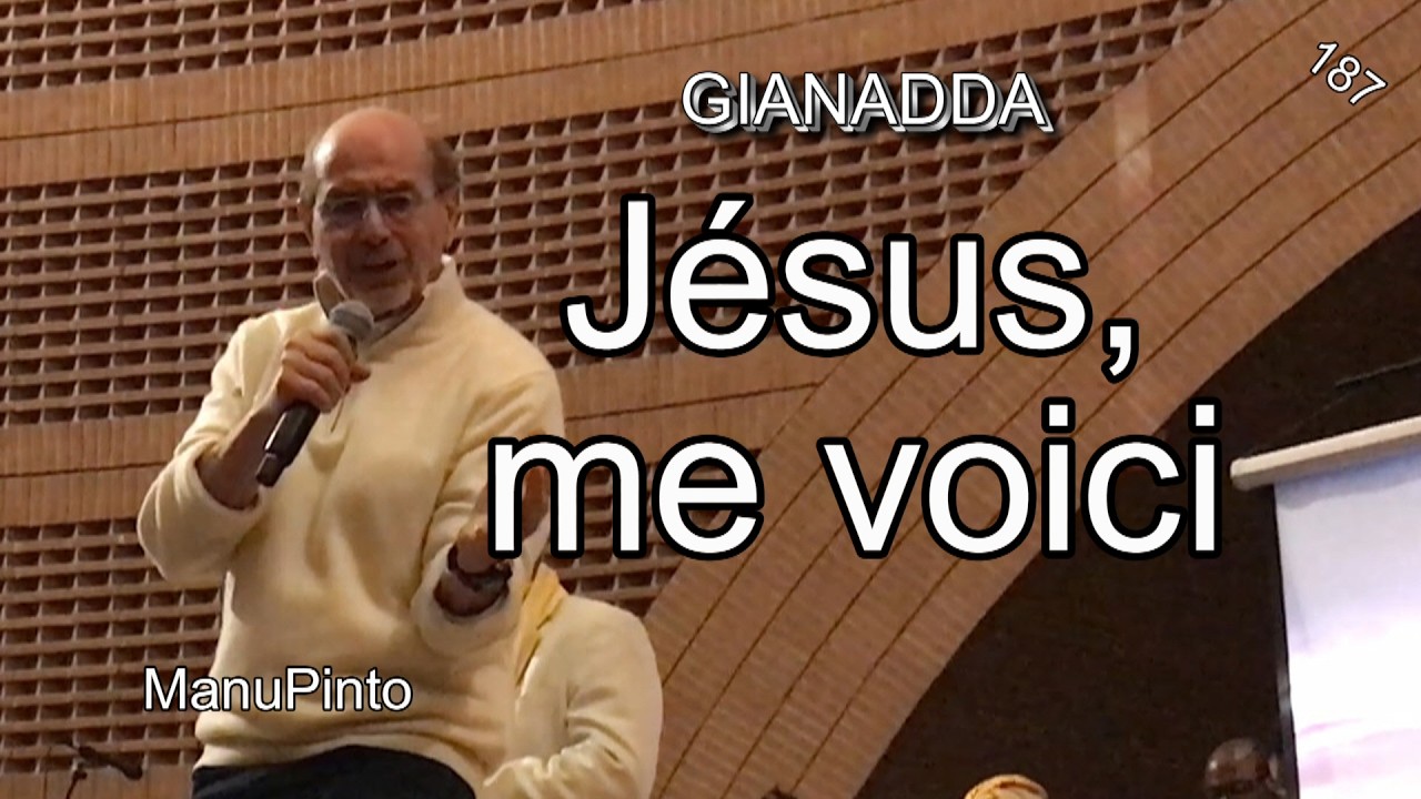 JÉSUS, ME VOICI DEVANT TOI - Jean-Claude GIANADDA - (Instrumental avec les paroles) - N°187