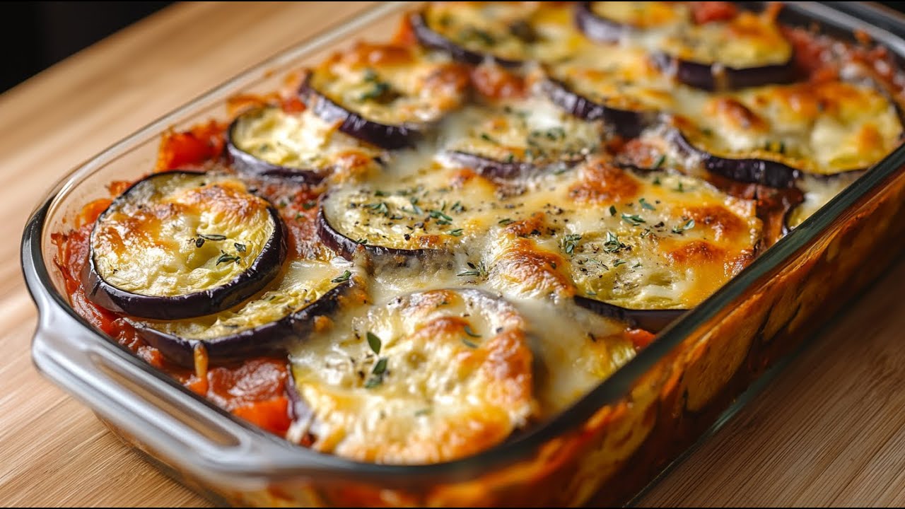 The eggplant that drives everyone crazy! Recipe with baked eggplant. Simple recipe