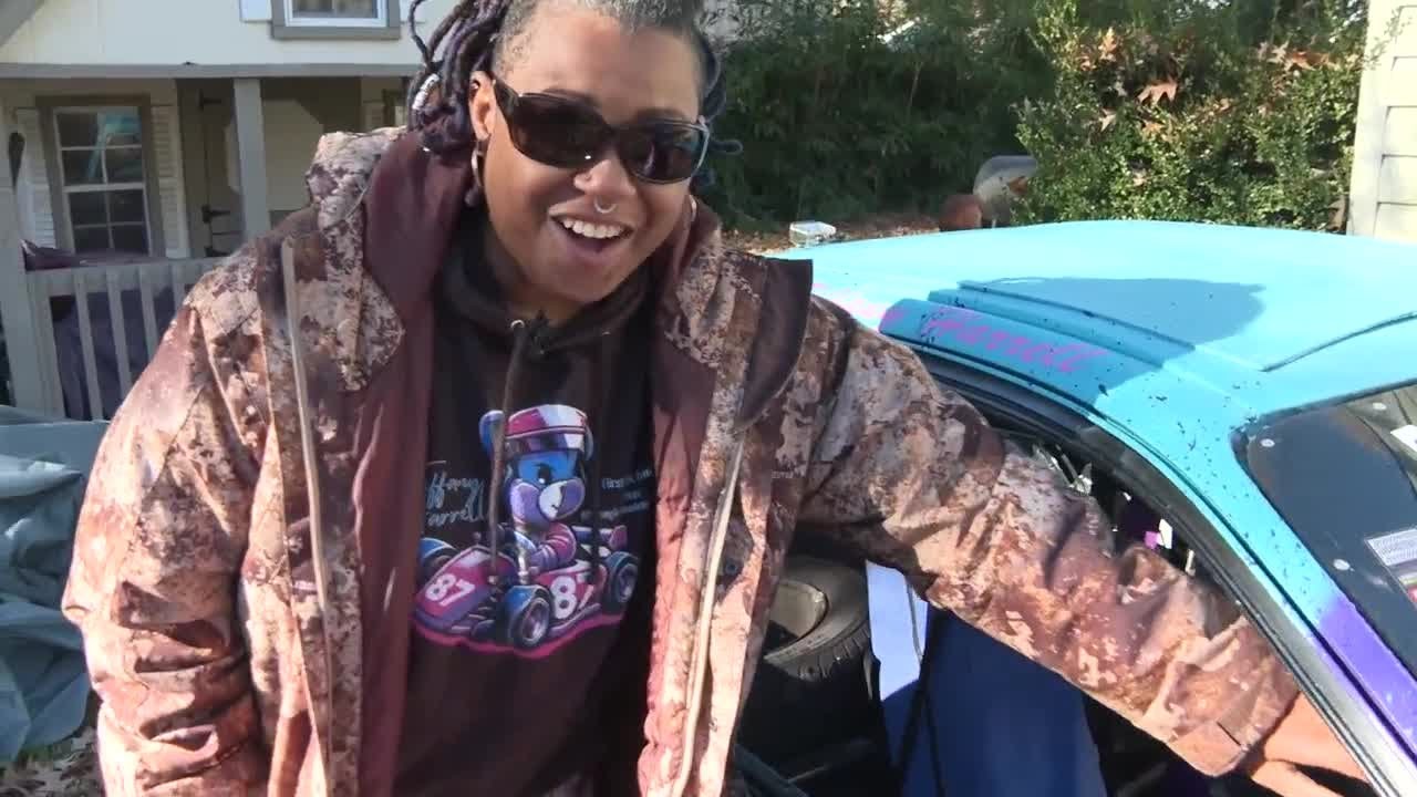 Hampton Roads woman making history as first Black female driver at Langley Speedway