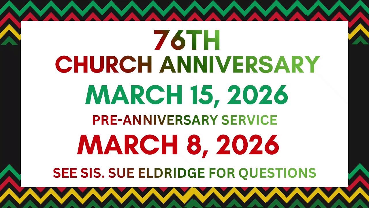 Sunday School & Morning Worship February 15, 2026