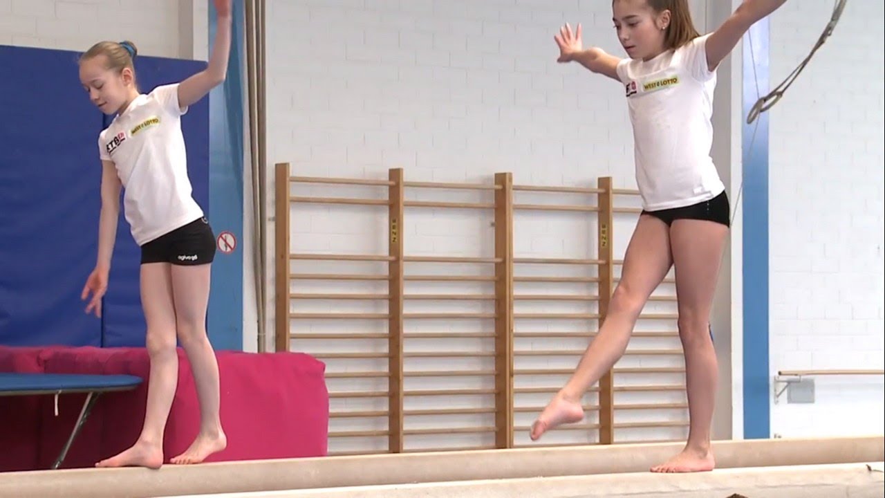 Turnen auf dem Schwebebalken - Mit Balance zum Sieg