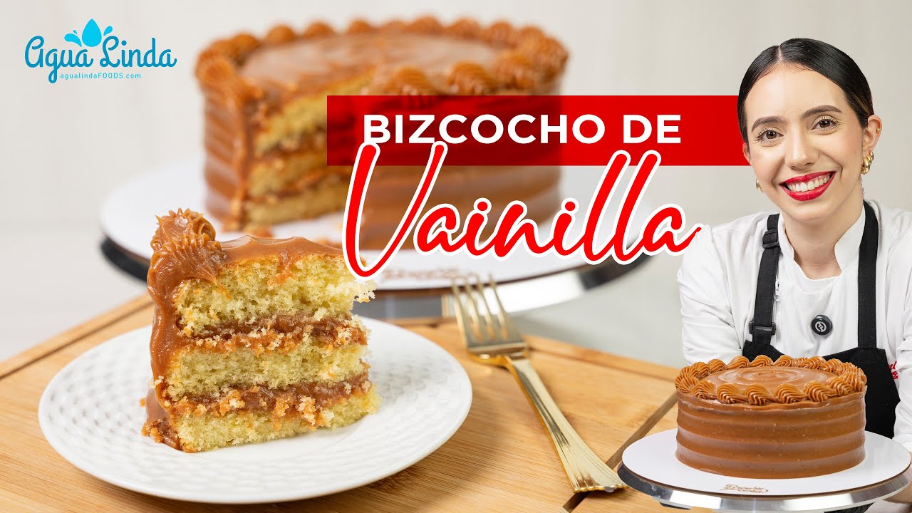 TORTA DE VAINILLA ESPONJOSA | Bizcocho de vainilla | Receta fácil | Brownicioso