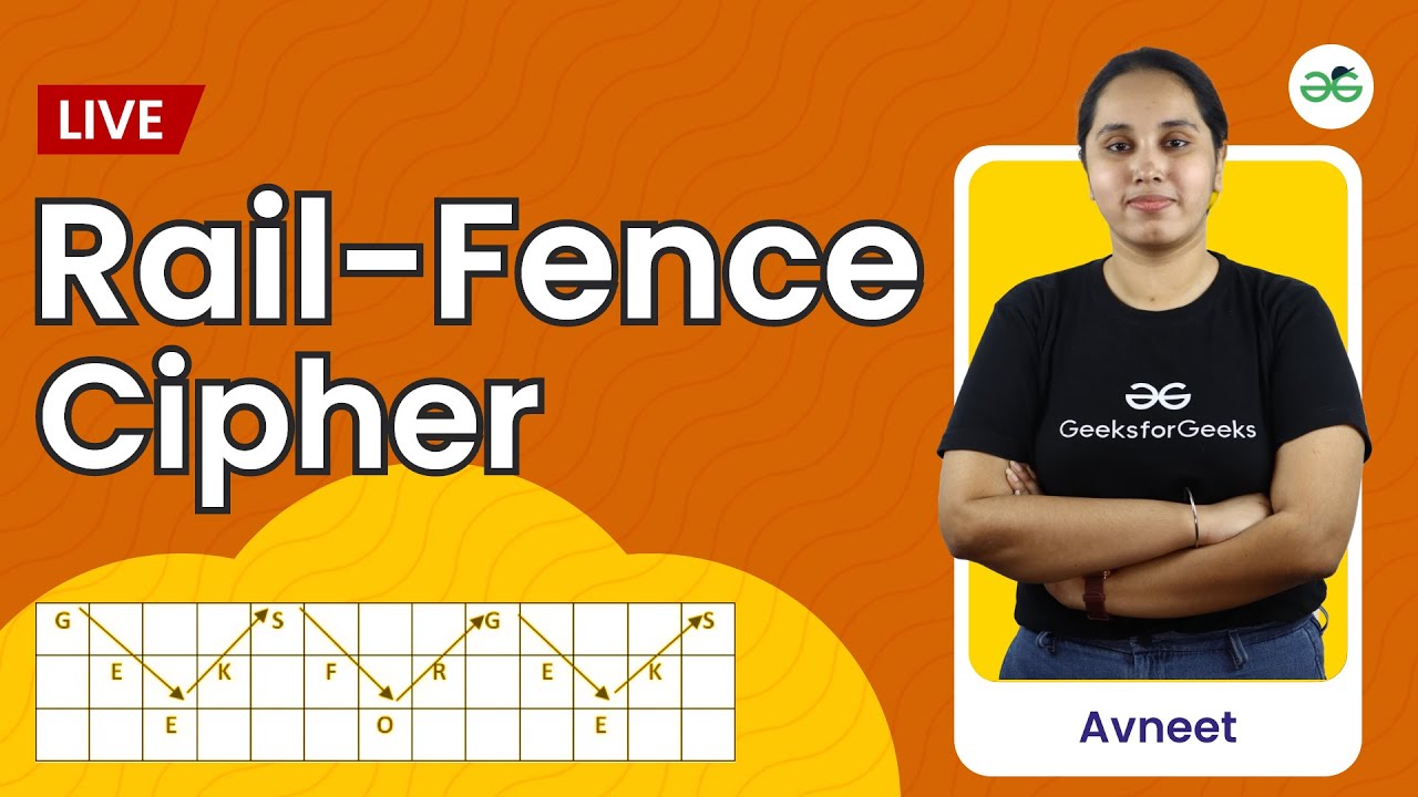 Rail-Fence Cipher | Cryptography | GeeksforGeeks School