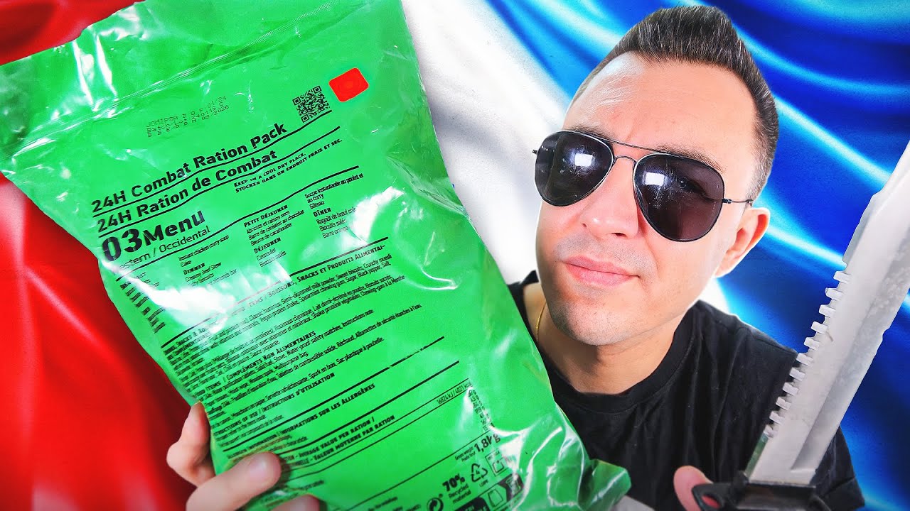Je teste la RATION COMMANDO française 2024 ! (c'est énorme)