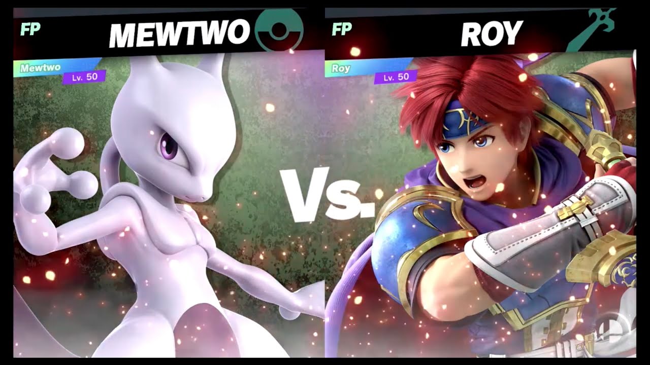 Super Smash Bros Ultimate Amiibo Fights – Request #11245 Mewtwo vs Roy