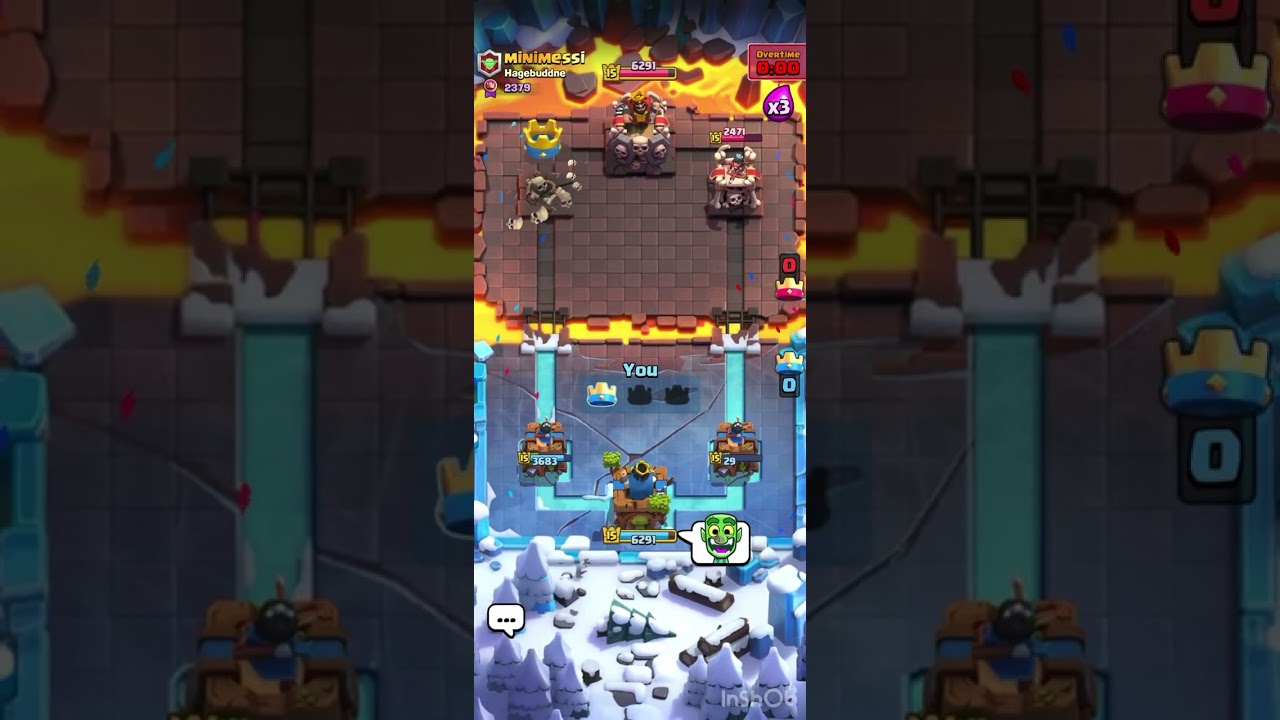 How to beat 2 heros hog 2.6 with no heros classic pekka bridge spam (impossible mu) | Clash Royale 