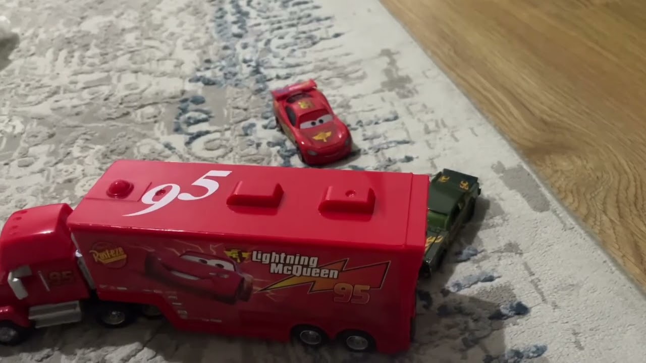 ilias Cars ⚡️Lightning McQueen Vs Chick Hicks Mack Truck Crash 