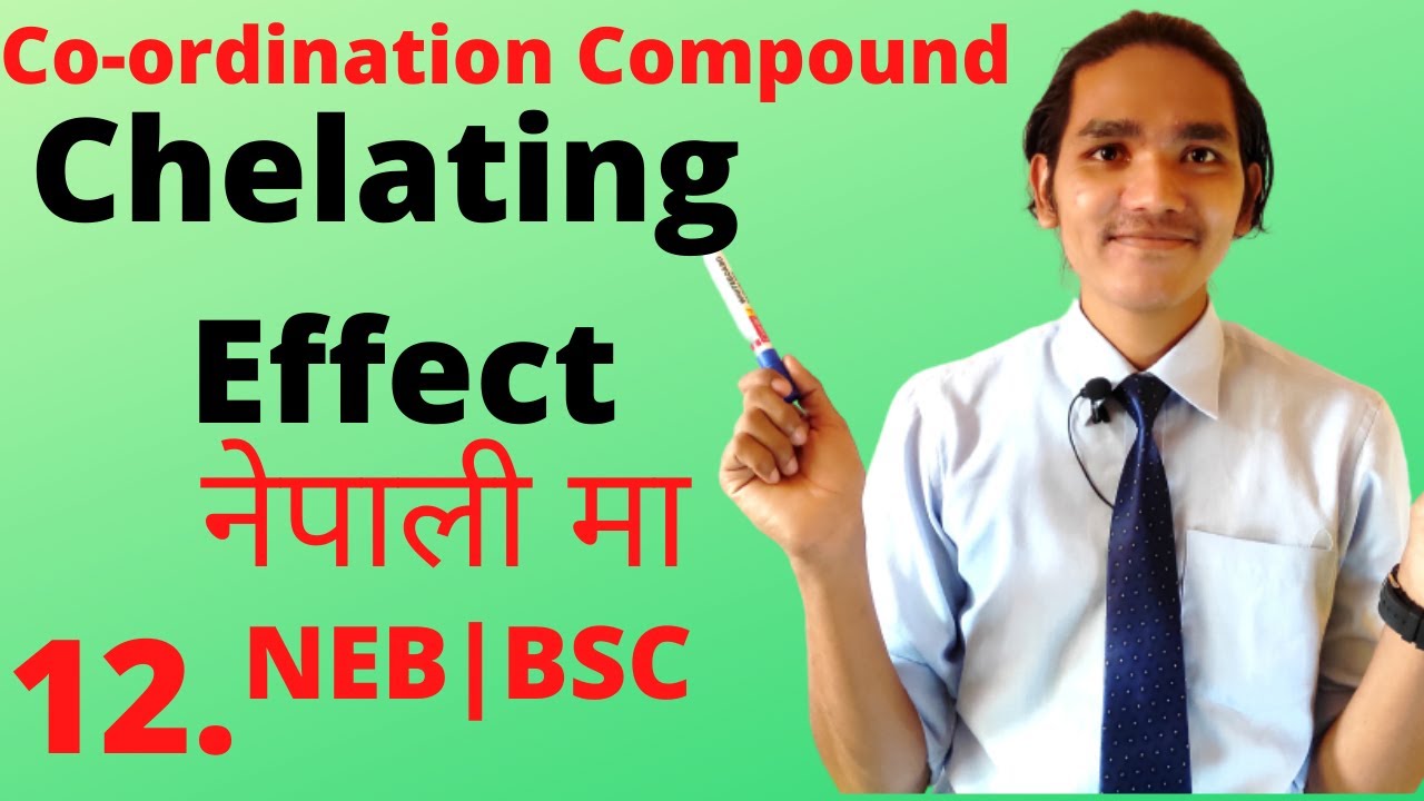 Chelate and chelating ligands In coordination chemistry | Polydentate | EDTA |DMG | In Nepali - 12