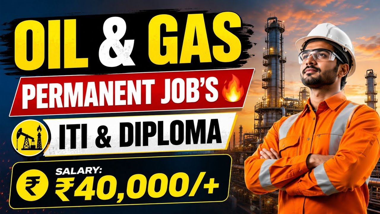 OIL & GAS ITI Technician New Recruitment Out 😍 Permanent Job Vacancy | ITI, Diploma Job Vacancy
